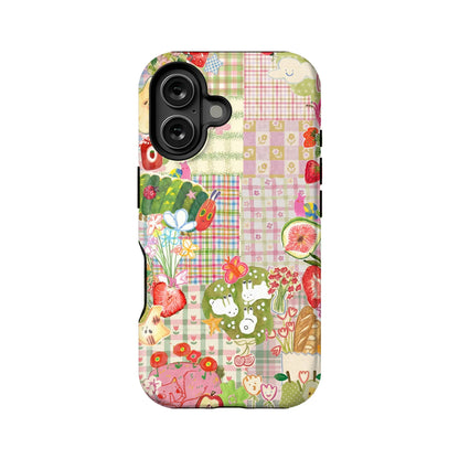 Patchwork Fruit and Hungry Caterpillar Phone Case