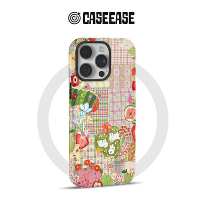 Patchwork Fruit and Hungry Caterpillar Phone Case