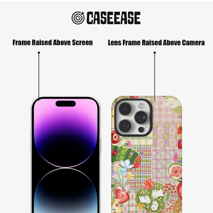 Patchwork Fruit and Hungry Caterpillar Phone Case