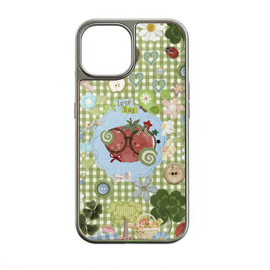 Cute Love Bug Phone Case - Whimsical Design & Pastel Colors