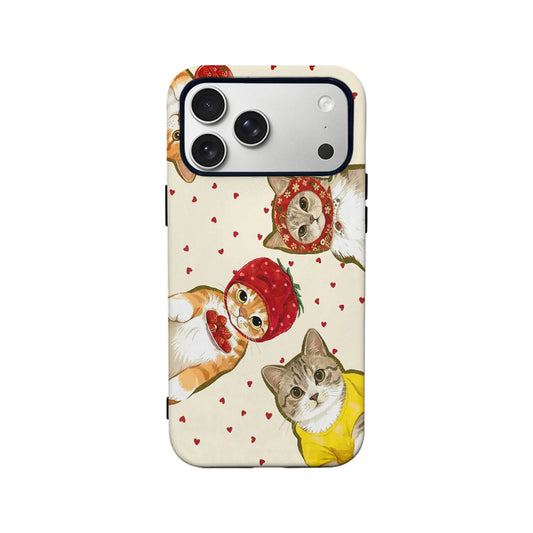 Cute Cat Themed Phone Case