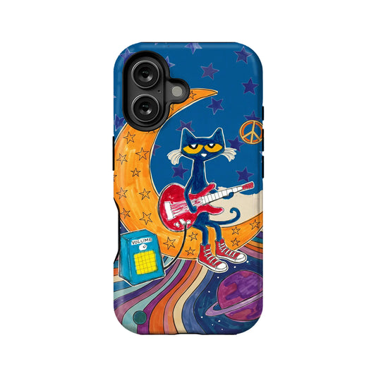 Cool Cat Guitar Phone Case