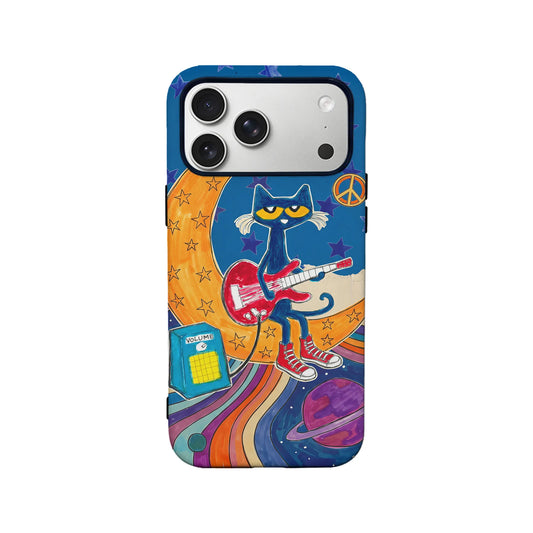Cool Cat Guitar Phone Case