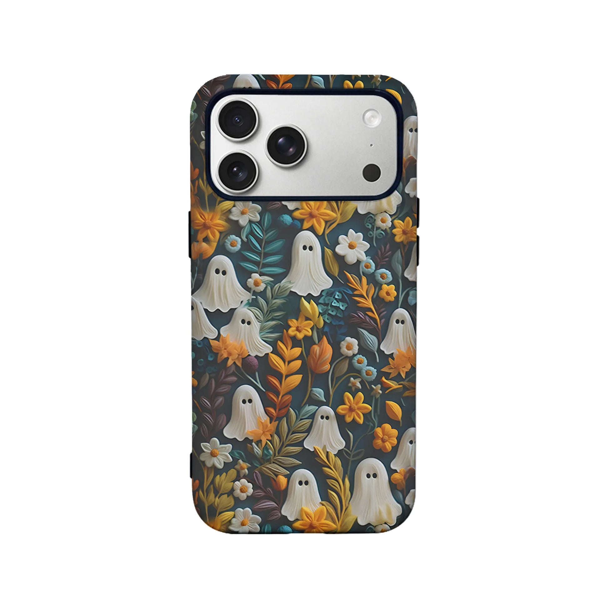 Charming Ghosts TPU+PC IPhone 16 phone case