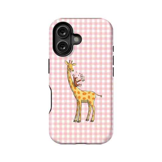 Cute Giraffe and Monkey Phone Case