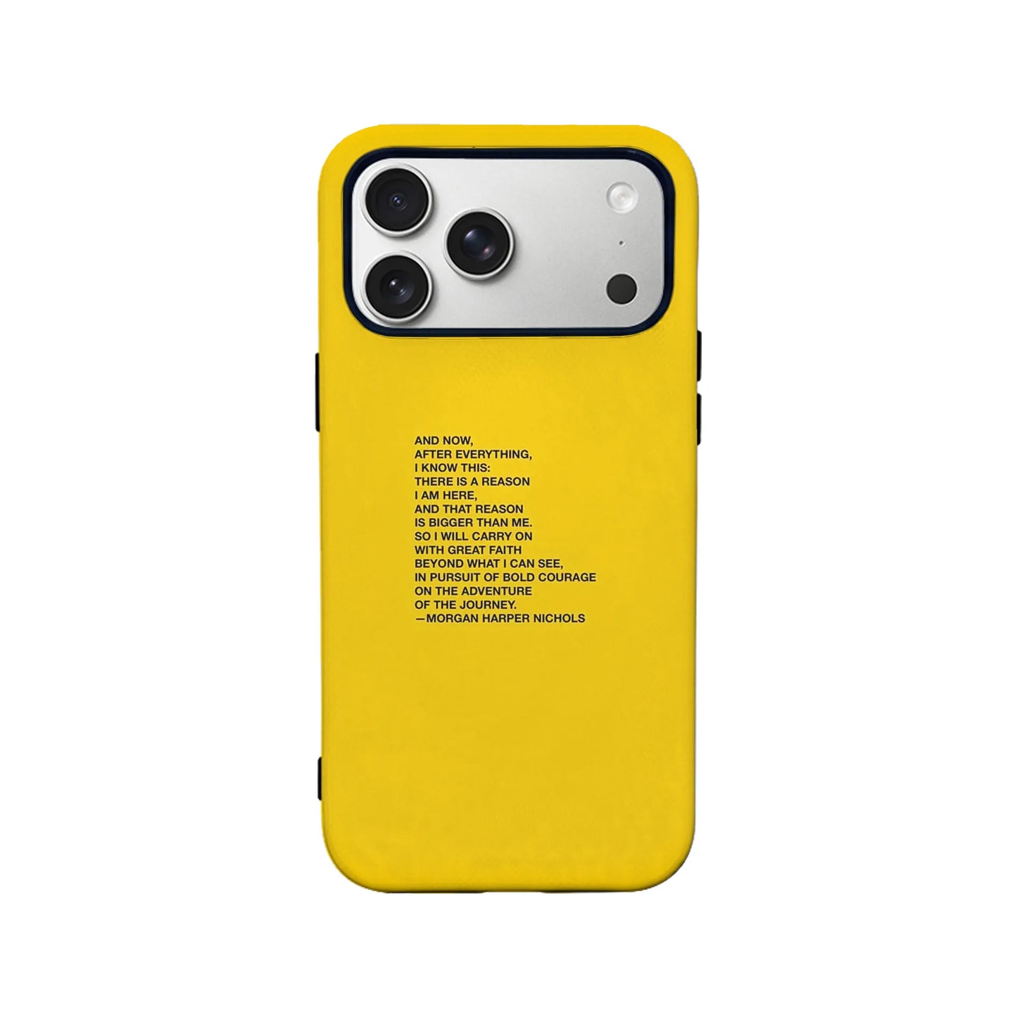 Inspirational Quote Yellow Phone Case