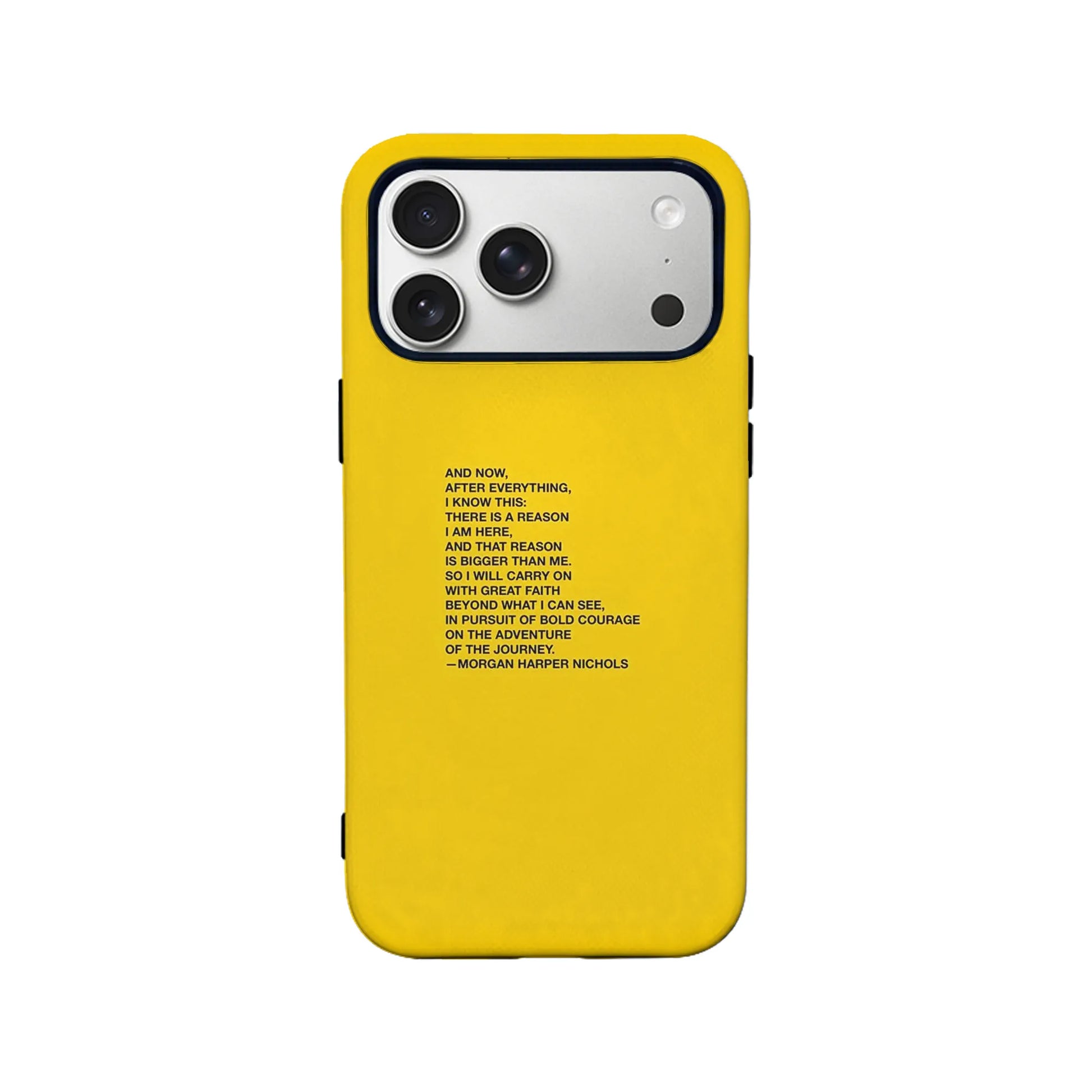 Inspirational Quote Yellow Phone Case