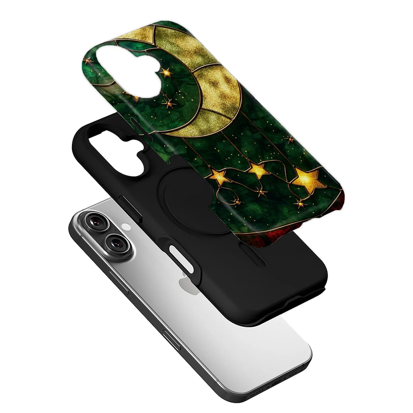 Starlit Moon Phone Case - Celestial Design for Protection
