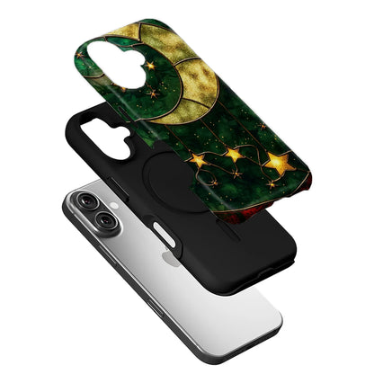 Starlit Moon Phone Case - Celestial Design for Protection
