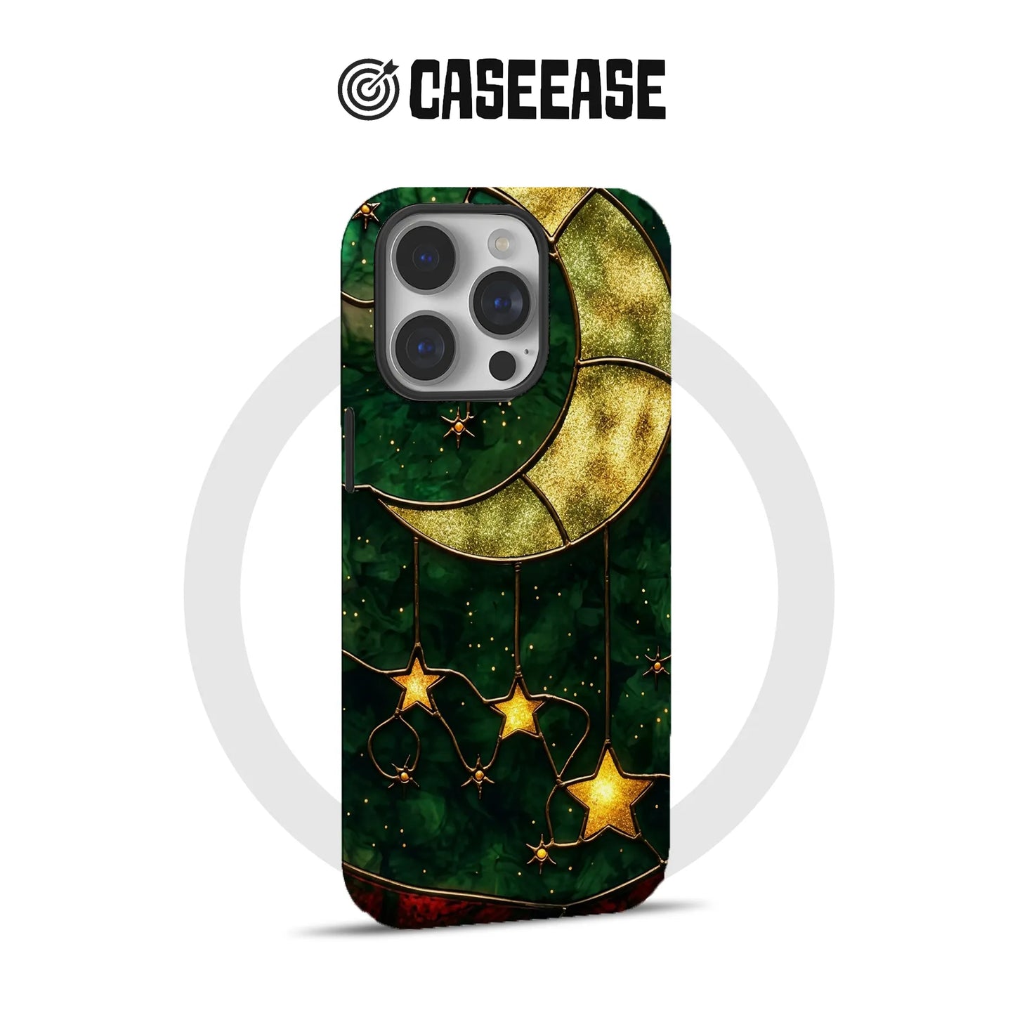 Starlit Moon Phone Case - Celestial Design for Protection