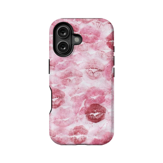 Kiss Mark Phone Case - Stylish and Chic Design