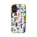 Cool Cat Pattern Phone Case