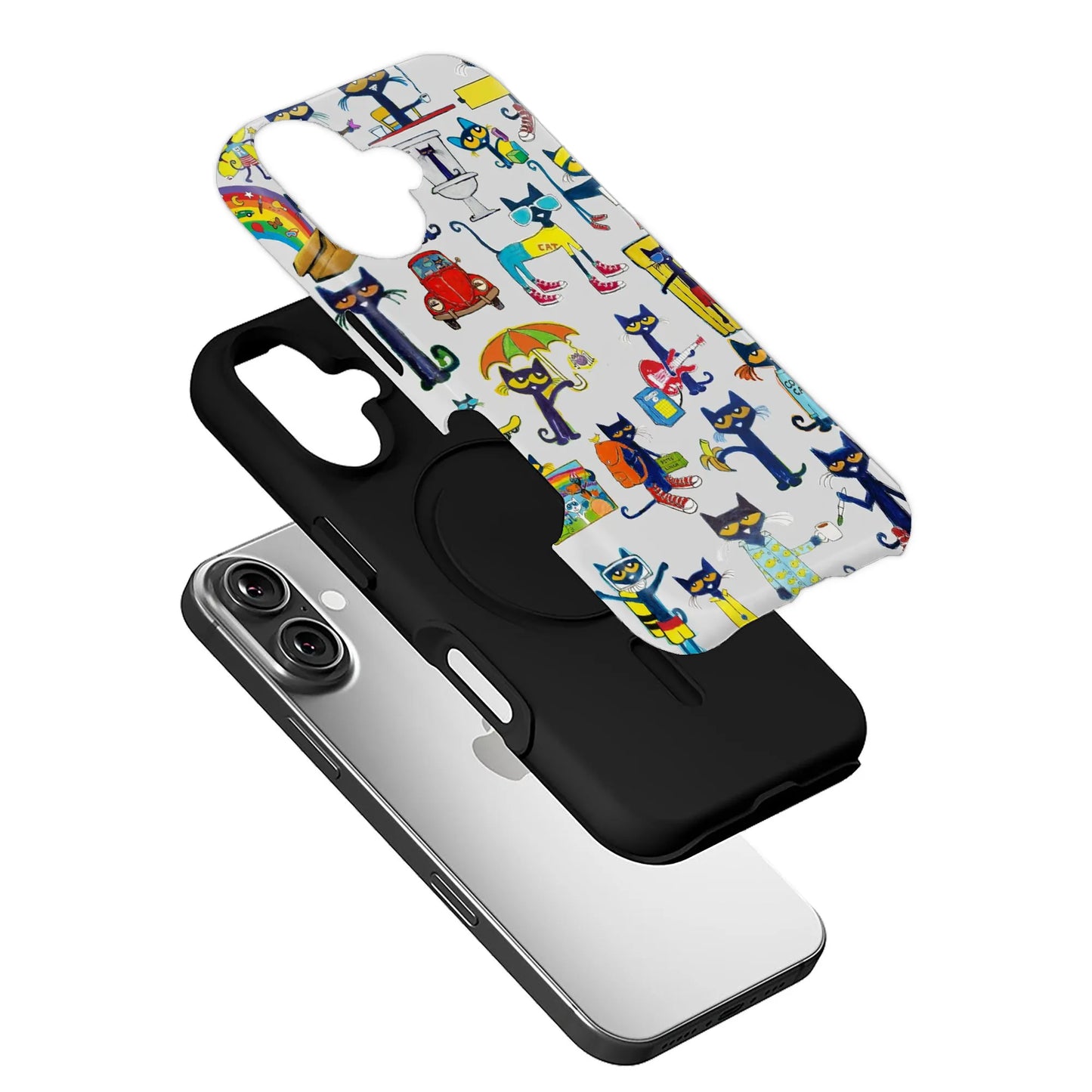Cool Cat Pattern Phone Case