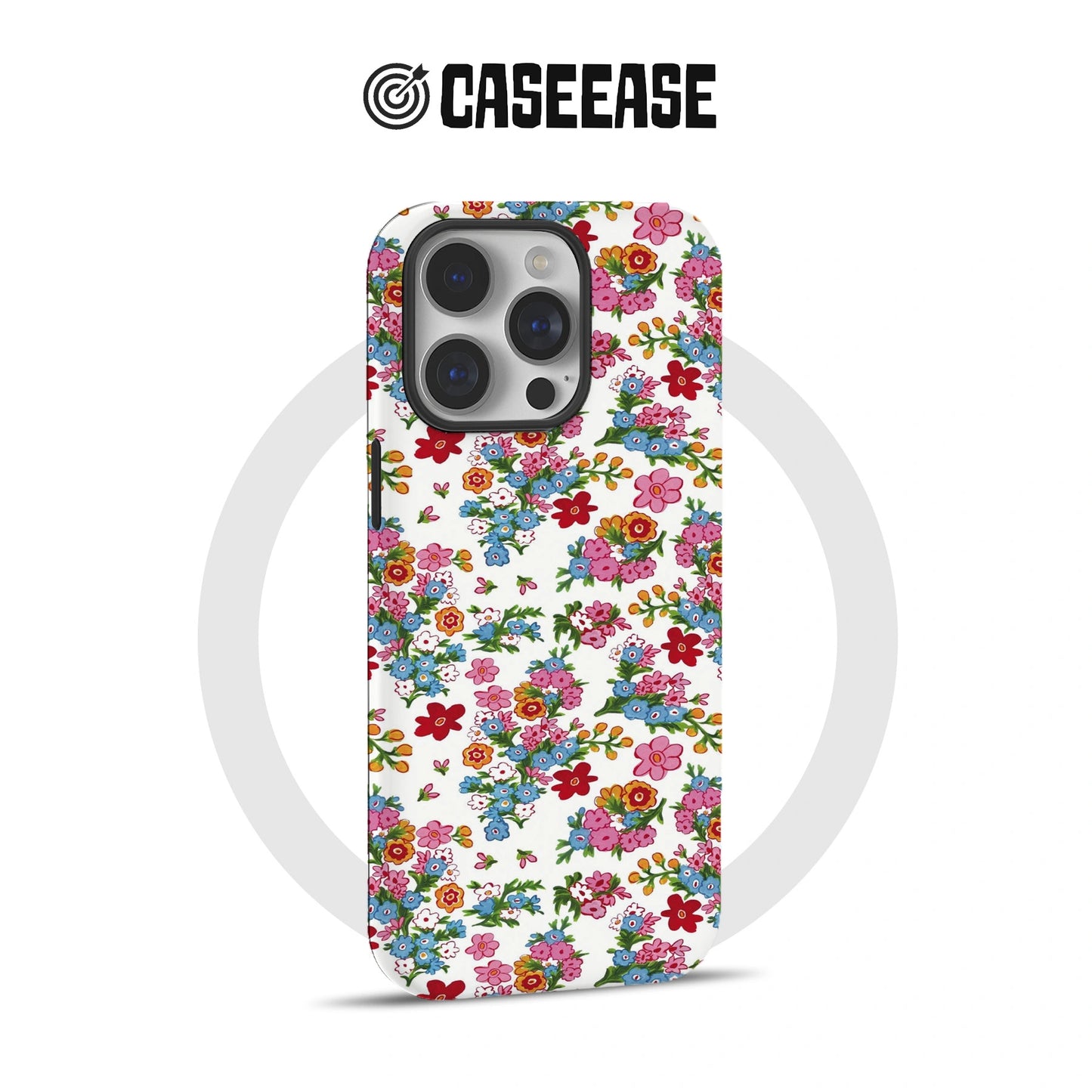 Colorful Floral Phone Case – Vibrant and Romantic Garden Design