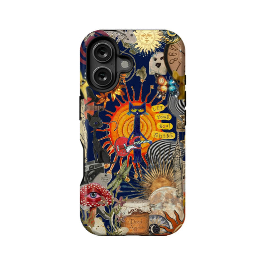 Vibrant Pete Cat and Nature Phone Case