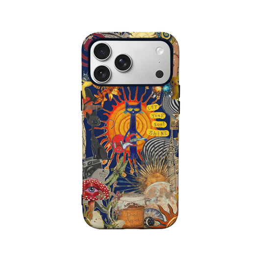 Vibrant Pete Cat and Nature Phone Case