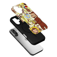 Funda para teléfono divertida de Curious George
