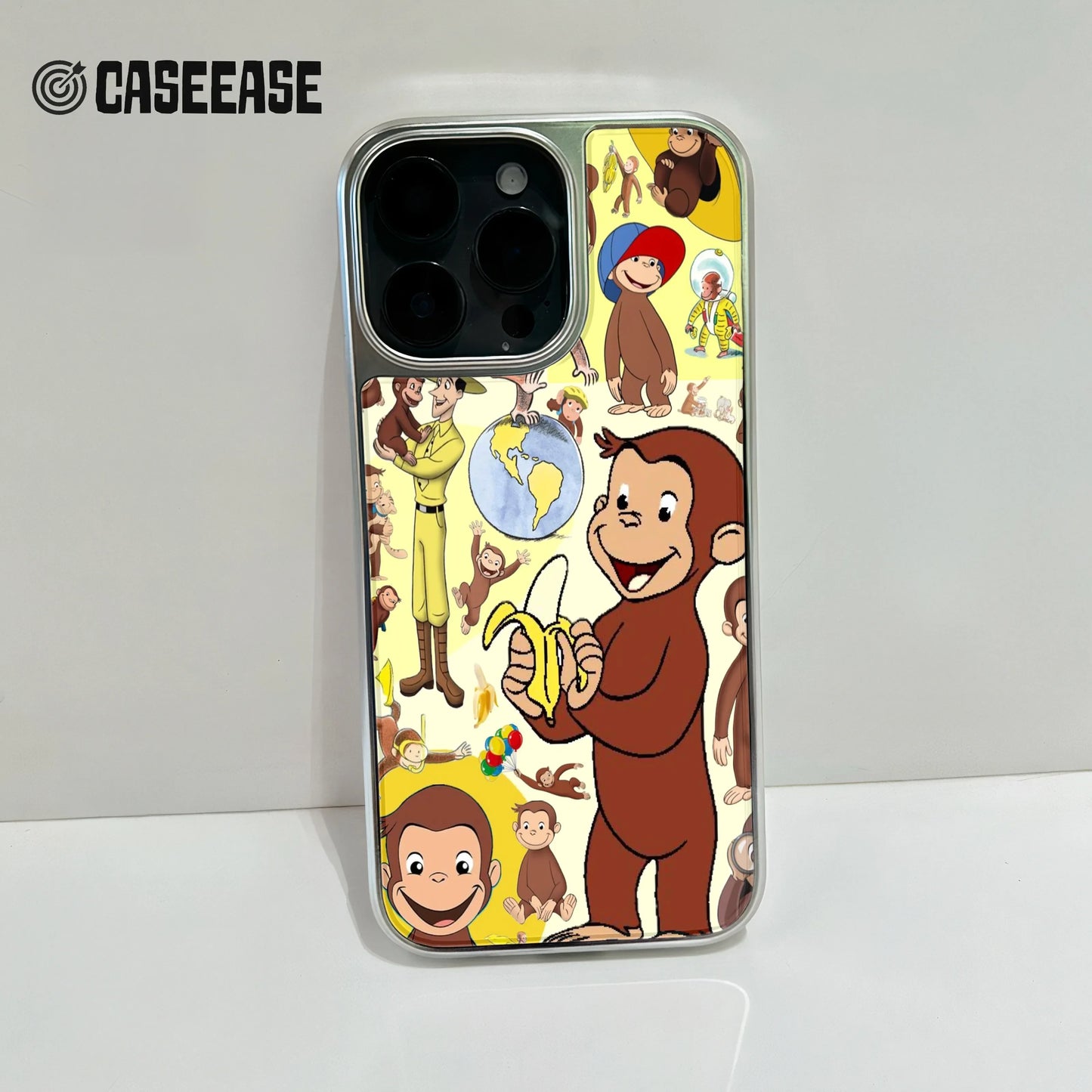Funda para teléfono divertida de Curious George
