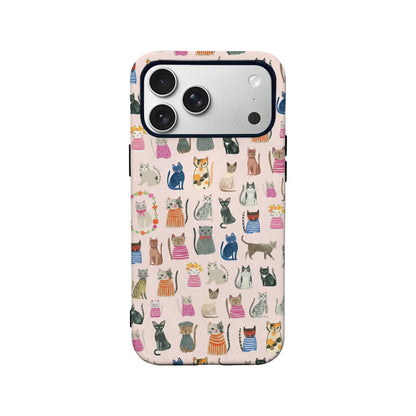 Cute Cat Pattern Phone Case