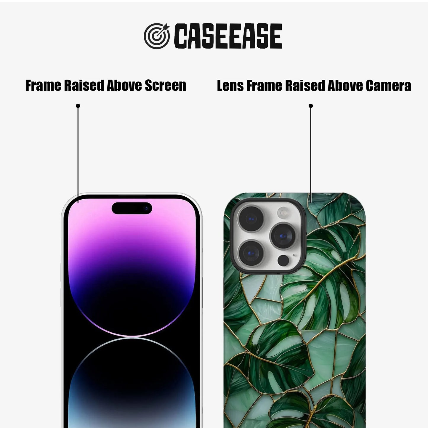 Tropical Leaf Phone Case - Stylish Greenery Design