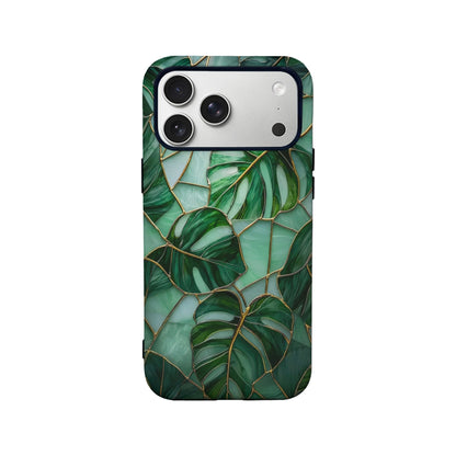 Tropical Leaf Phone Case - Stylish Greenery Design