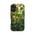 Stained Glass Leaf Phone Case
