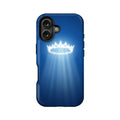 Funda para teléfono Blue Radiance: diseño con brillo etéreo 