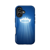 Funda para teléfono Blue Radiance: diseño con brillo etéreo 