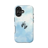Funda minimalista para iPhone con reflejo invertido 