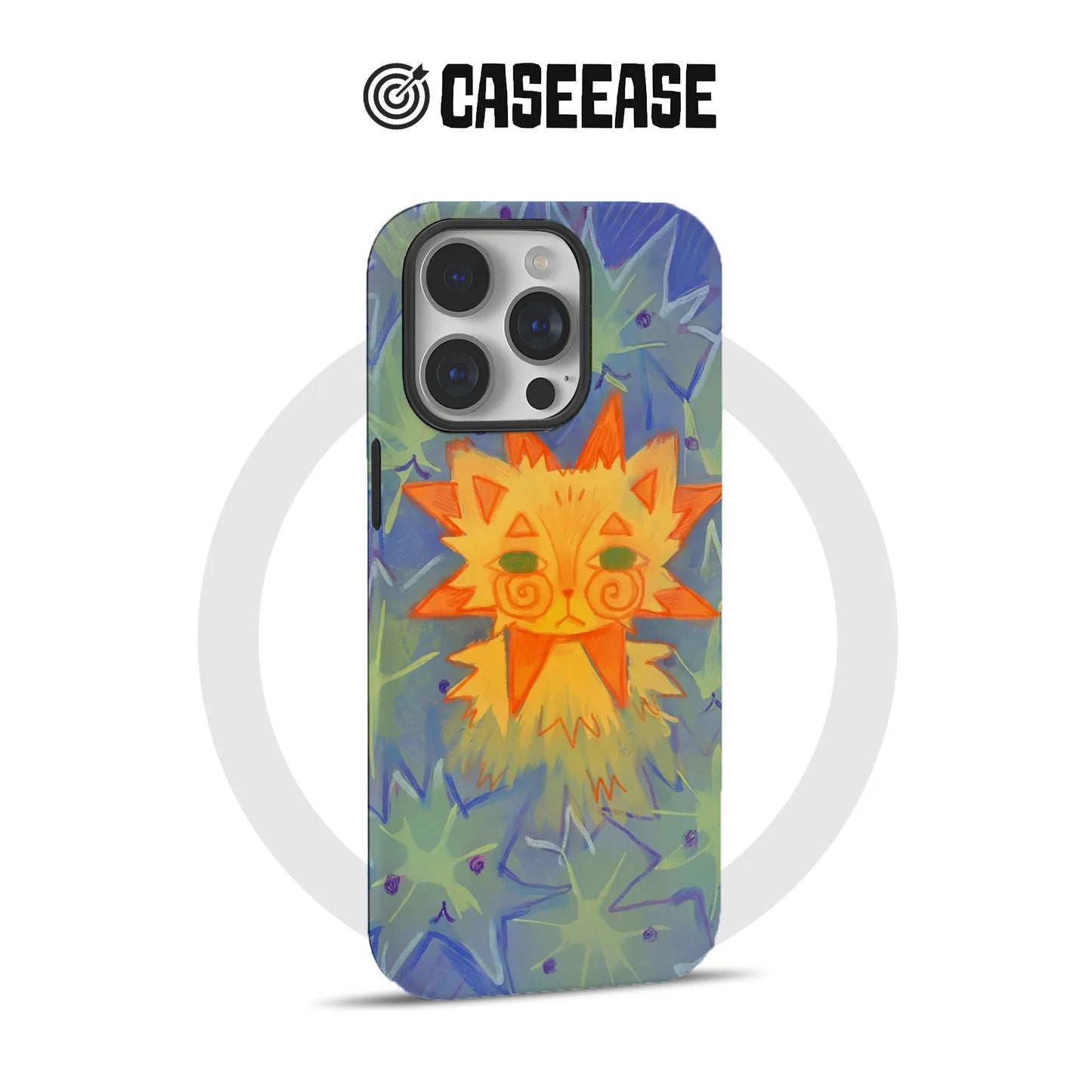 Sun Cat Minimalist IPhone Phone Case