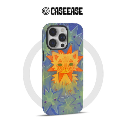 Sun Cat Minimalist IPhone Phone Case