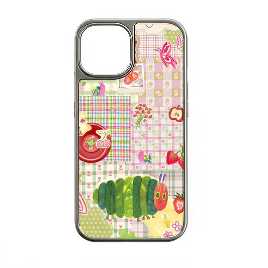 Holographic Chrome Hungry Caterpillar Phone Case - Kids & Nature Inspired