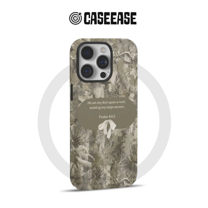 Psalm 40:2 Inspirational Phone Case