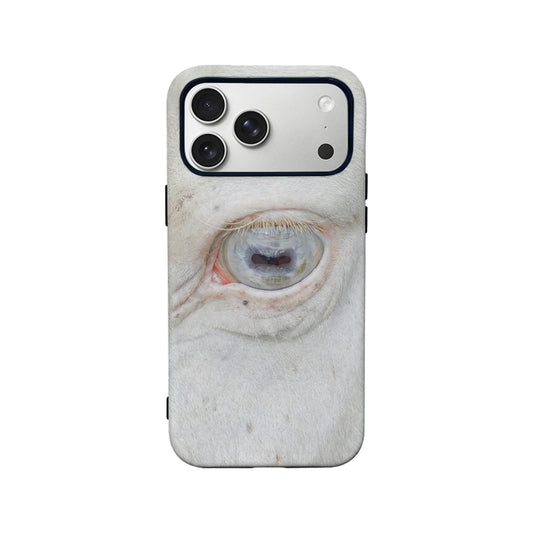 Minimalist Horse Eye Phone Case 2025 – Intriguing Close-Up Design
