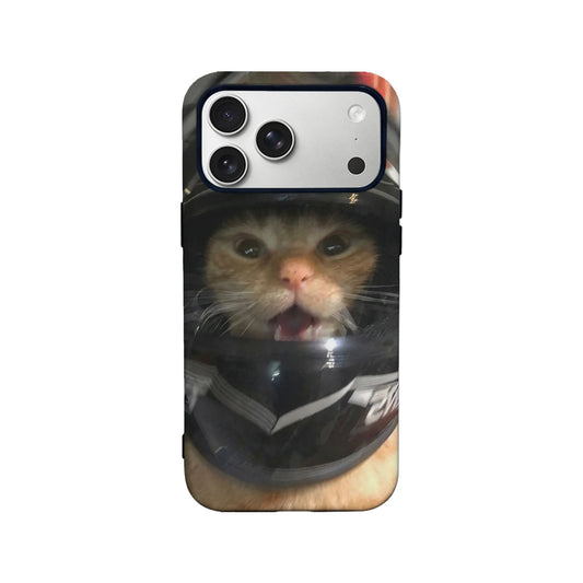 Motorcyclist Cute Animal IPhone Phone Case - Premium Protective Phone Case - View 2