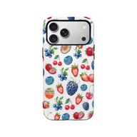Funda para teléfono con frutas de colores