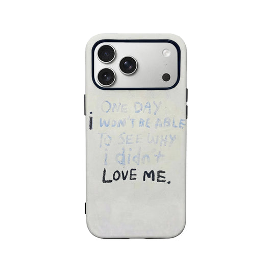 Iloveme Text Art IPhone Phone Case - Premium Protective Phone Case - View 2