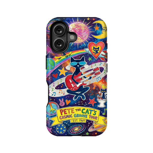 Pete the Cat Cosmic Groove Tour Phone Case