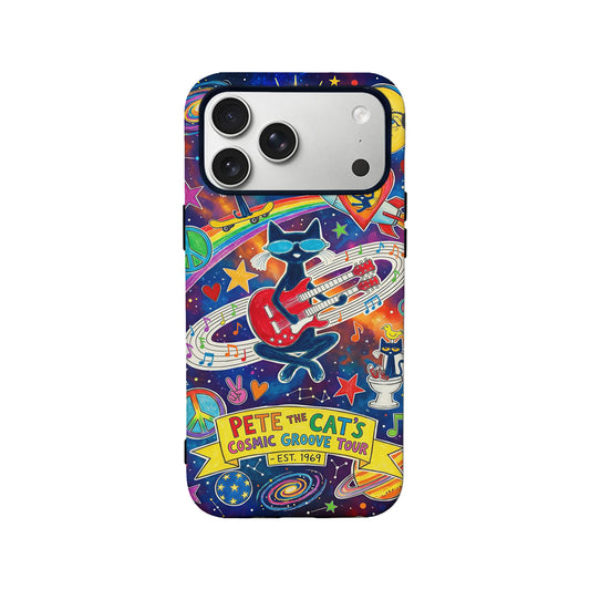 Pete the Cat Cosmic Groove Tour Phone Case
