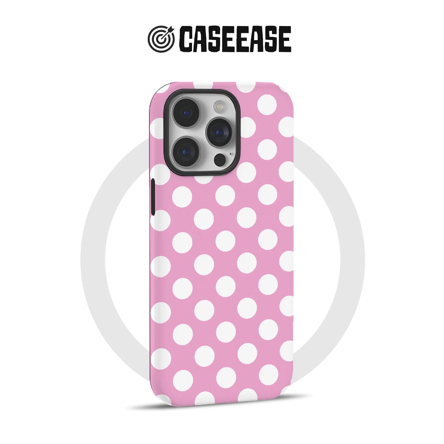 Polka Dot Pink Phone Case for Stylish Protection