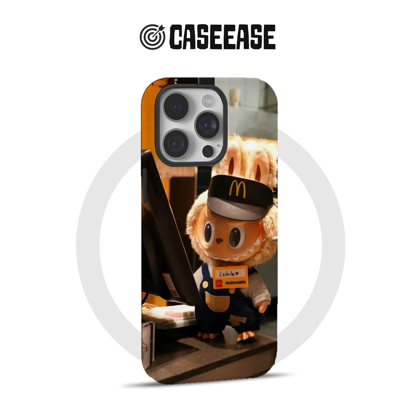Adorable funda para teléfono Labubu de McDonald's