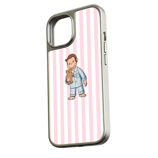 Holographic Chrome Curious Monkey Phone Case