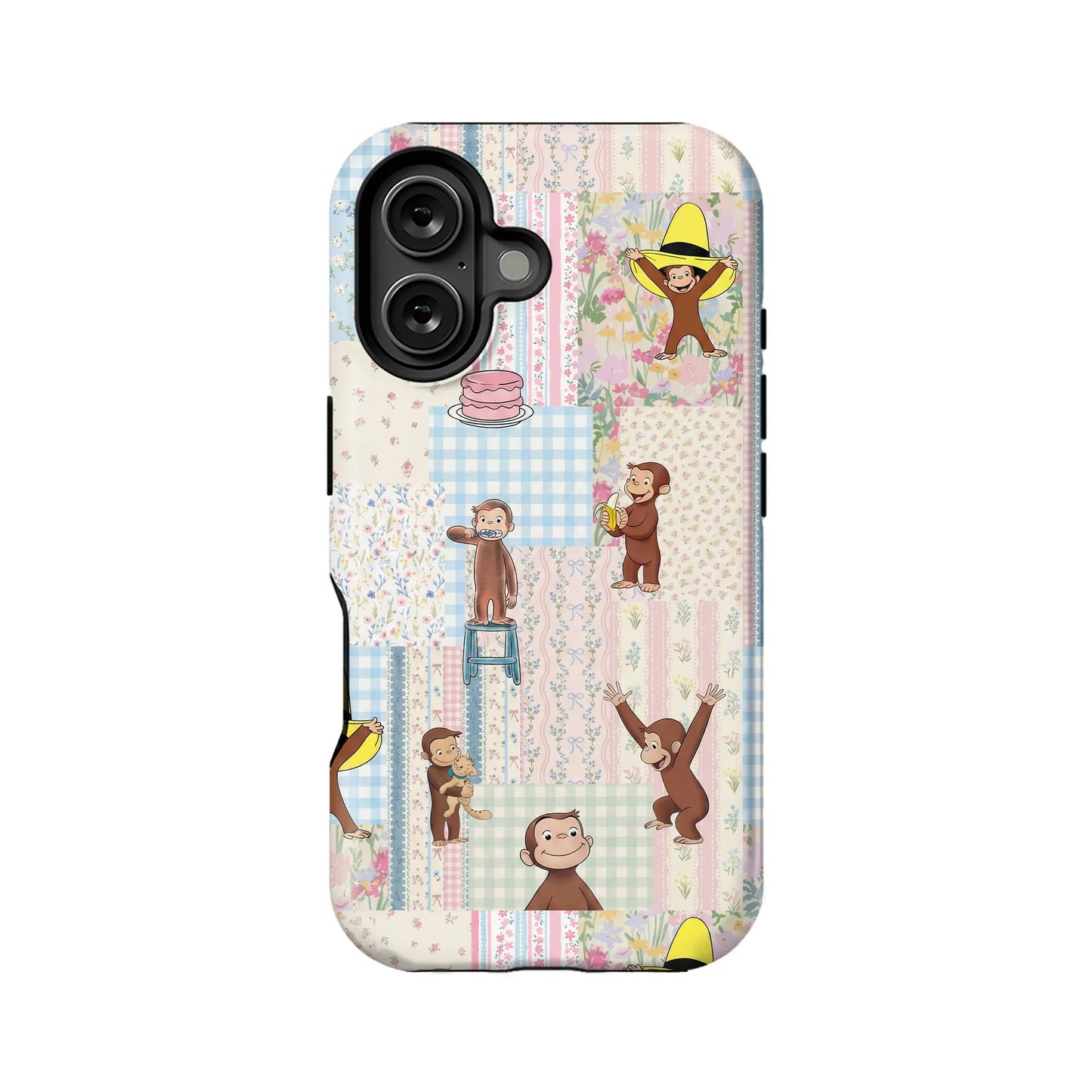 Curious George Patchwork Phone Case