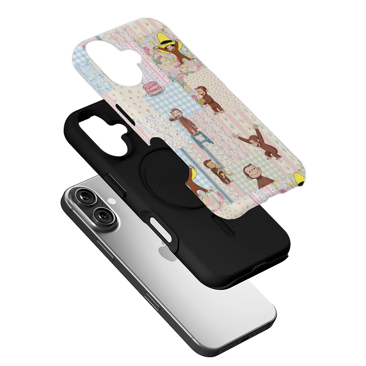 Curious George Patchwork Phone Case
