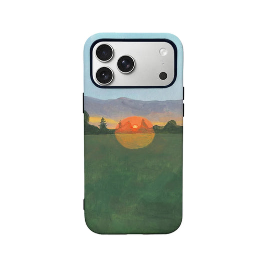 Sunrise Minimalist IPhone Phone Case - Premium Protective Phone Case - View 2