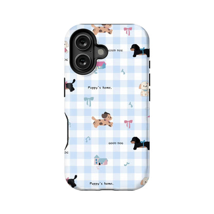 Plaid Teddy Bear Phone Case – Cute Baby-Themed Design