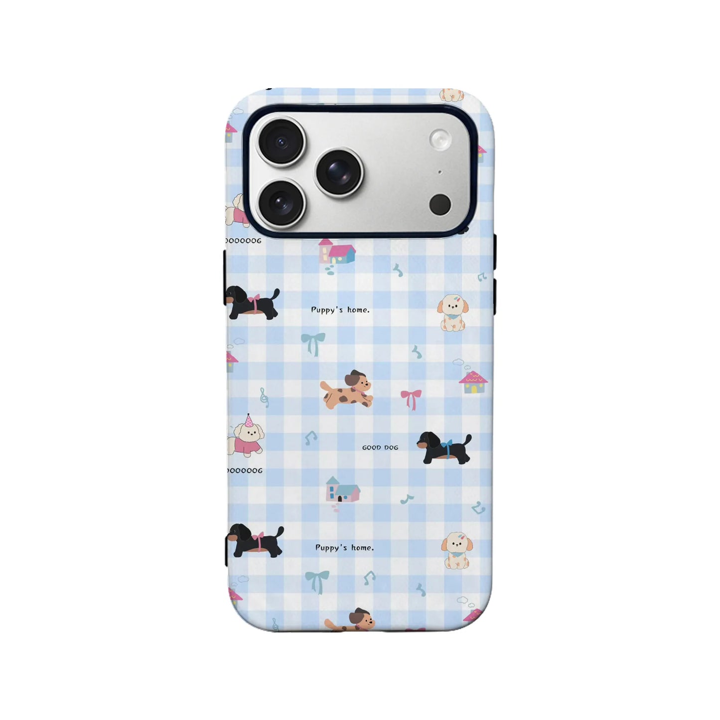 Plaid Teddy Bear Phone Case – Cute Baby-Themed Design