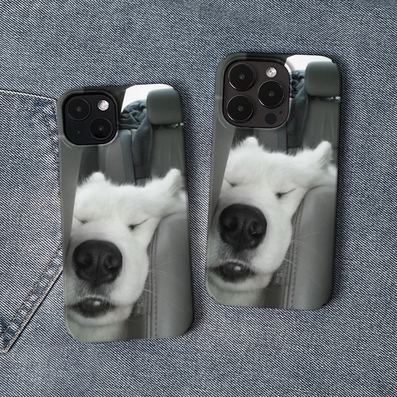 White Puppy Cute Animal IPhone Phone Case
