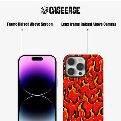 Flame Streetwear IPhone Phone Case - Premium Protective Phone Case - View 5