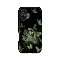 Funda para teléfono con diseño de mariposa mística: diseño enigmático y elegante 